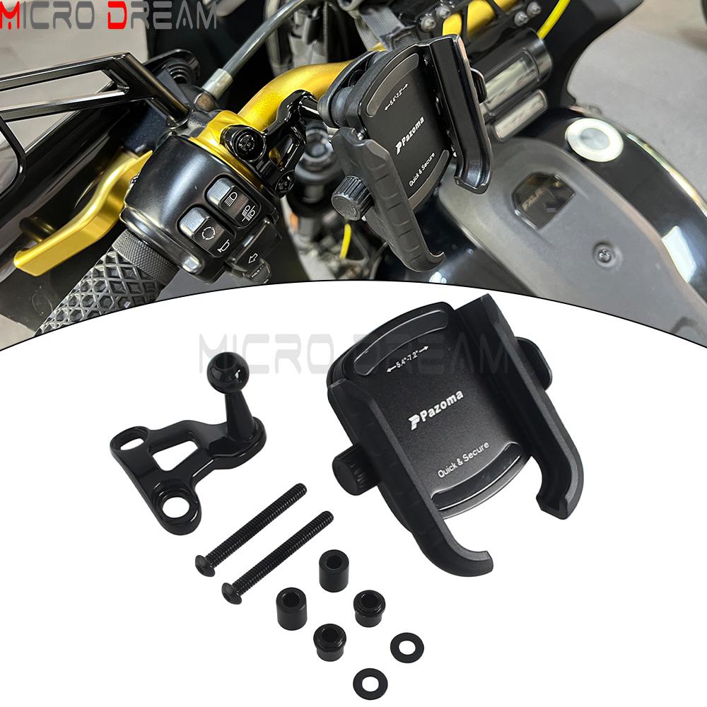 For Harley Road Glide FLTRX Limited FLTRK Special FLTRXS Ultra FLTRU Motorcycle Phone Holder Bracket Shock Absorpt Phone Stand