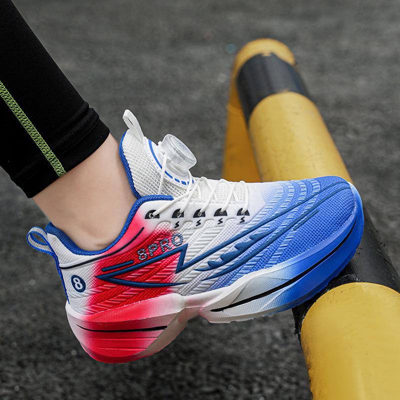 Children's sports shoes summer new breathable mesh red rabbit boys and girls running shoes middle-aged and older children lightweight non-slip clas