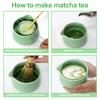 Valuetom Matcha Tea Ceremony Set Tea Chasen Matcha and Tea Perfect for and Perfect Birthday Gifts Set, 6-Piece (Katakuchi Bowl, Chasen, Chashaku,