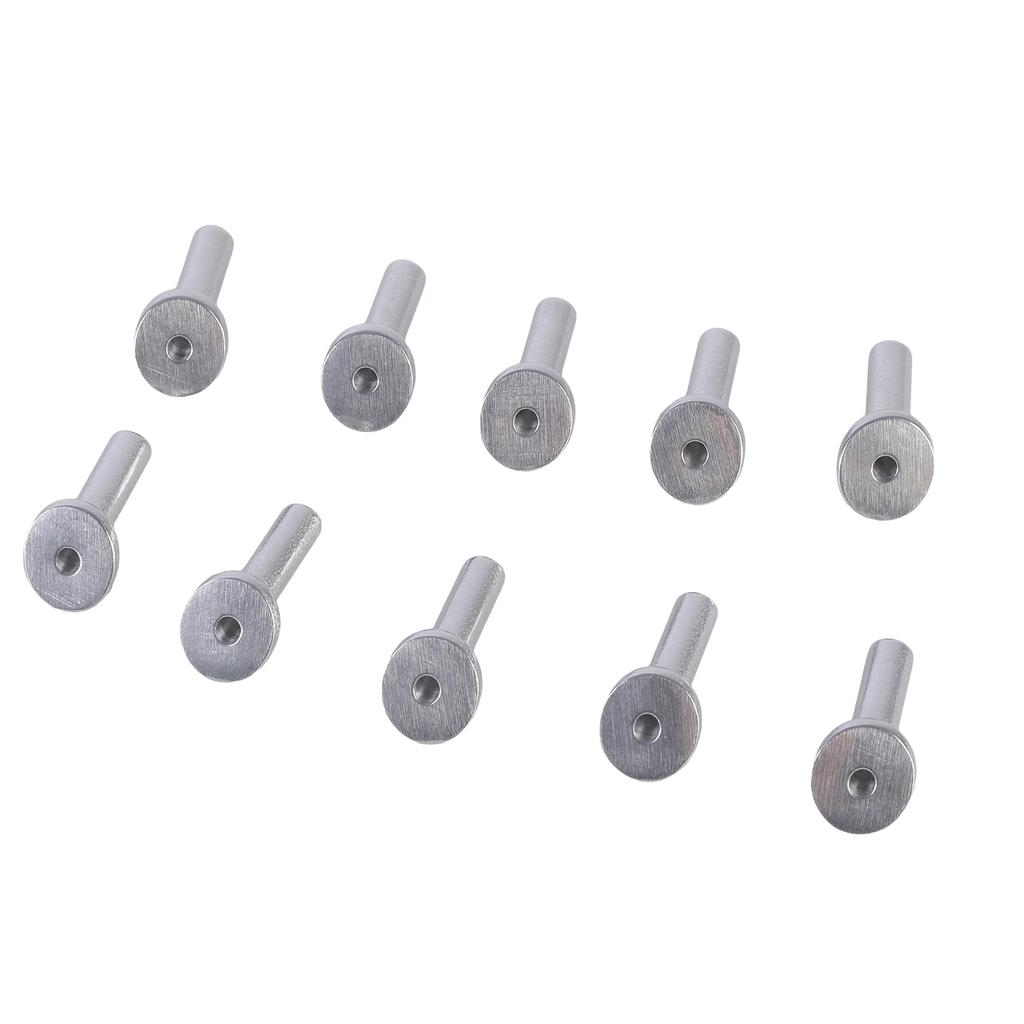 10 шт. Прочные материалы из нержавеющей стали Угловые гильзы для тросовых перил и поддержки деревянных столбов Бытовое использование