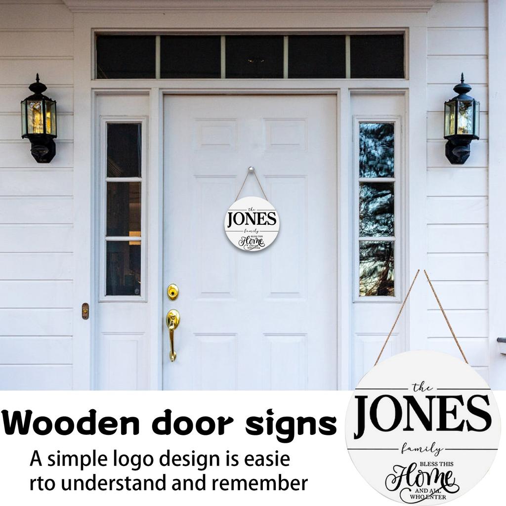 Cozy Wooden Welcome Door Sign For Home Rustic Front Door Decoration For Holidays And Daily Use