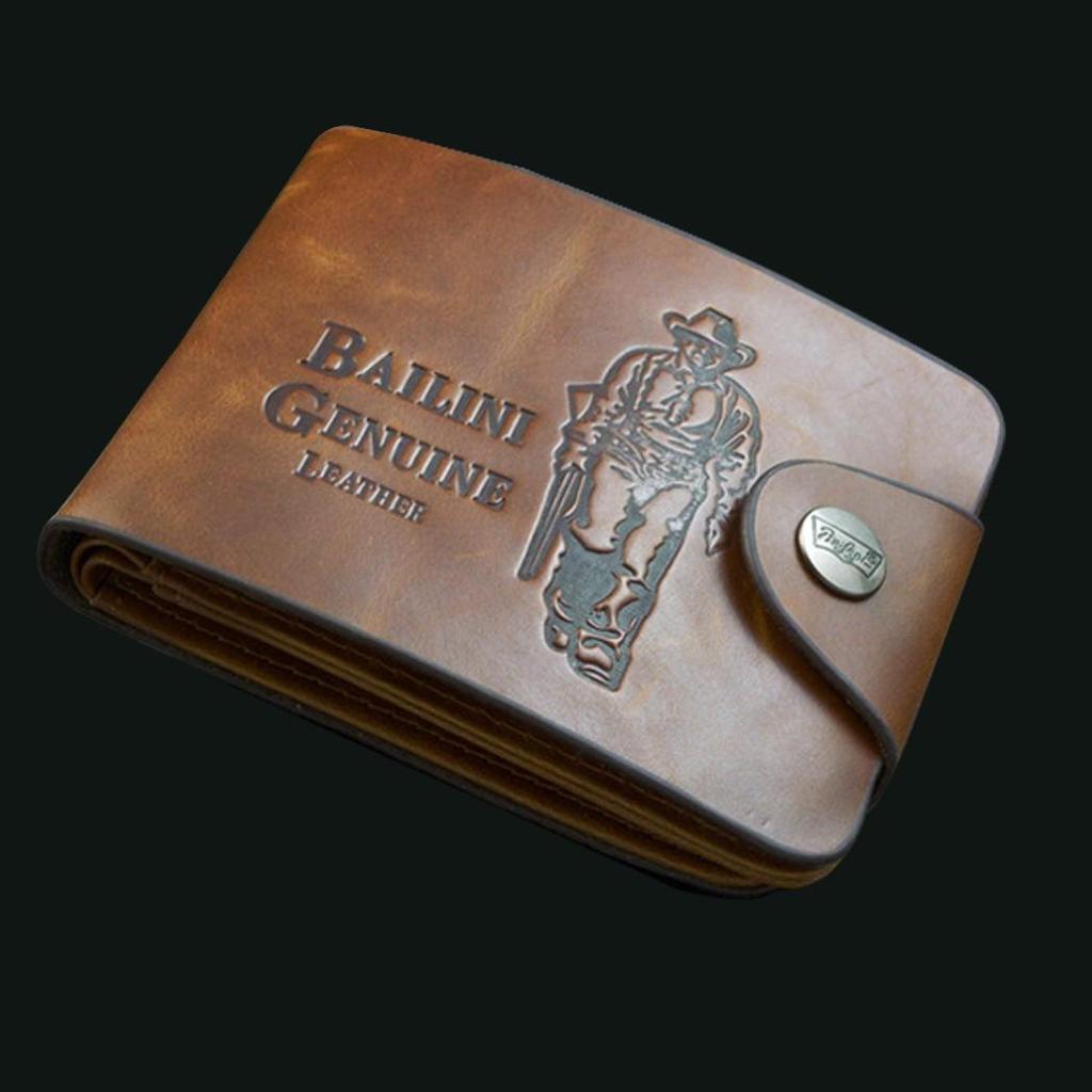 Classic Men Leather Wallet Pockets Credit/ID Cards Holder Purse Male Wallet