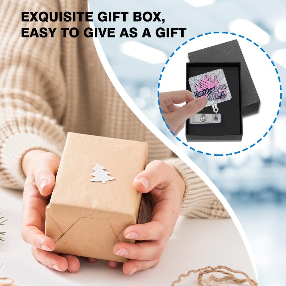 Не трогай меня, я стерилен, Выдвижные бейджи с блестками и клипсой, Смешной держатель для бейджа для операционной, Хирург-технолог, Операционная медсестра, Врач