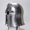 Средневековый функциональный доспех, шлем боевого воина, стальной доспех, шлем боевого воина, носимый шлем