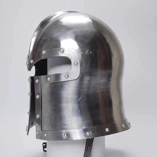 Средневековый функциональный доспех, шлем боевого воина, стальной доспех, шлем боевого воина, носимый шлем