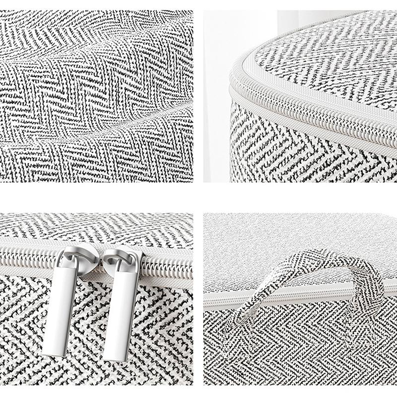 Сумка для хранения одежды большой емкости, органайзер с усиленной ручкой для одеял, постельных принадлежностей, складная сумка для хранения на молнии