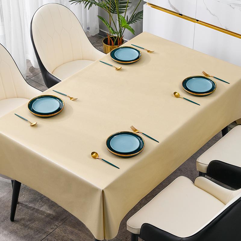 Водонепроницаемая и маслостойкая скатерть из ПВХ, прямоугольная минималистичная скатерть с цветочным рисунком для чая