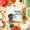 2P-Pac Tupac S-Shakur Наволочка Плюшевая Ткань Мягкая Двусторонняя Печать Диван Теплый Зимний Домашний Подарок Чехол для Подушки