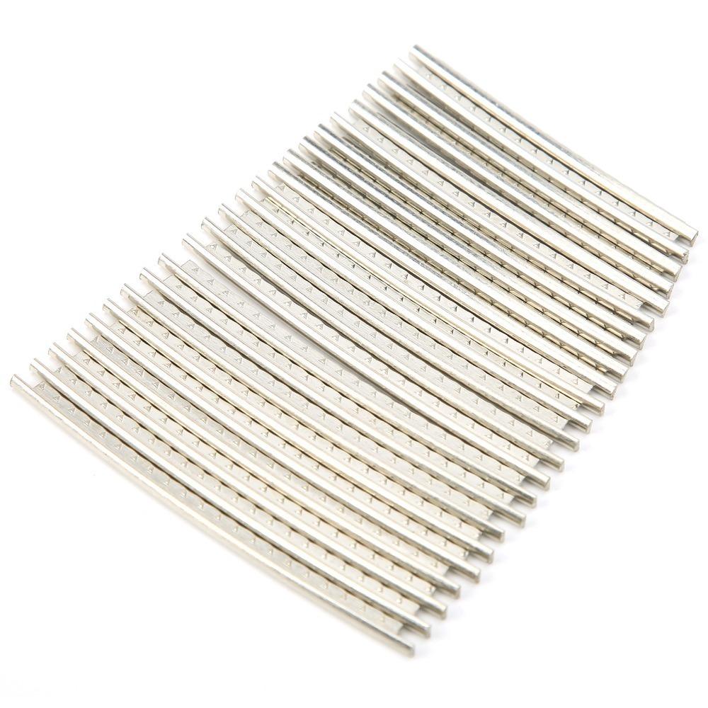 24PCS White Fret Wire Replacement 2.7mm Guitar Fret Wires Guitar Repair