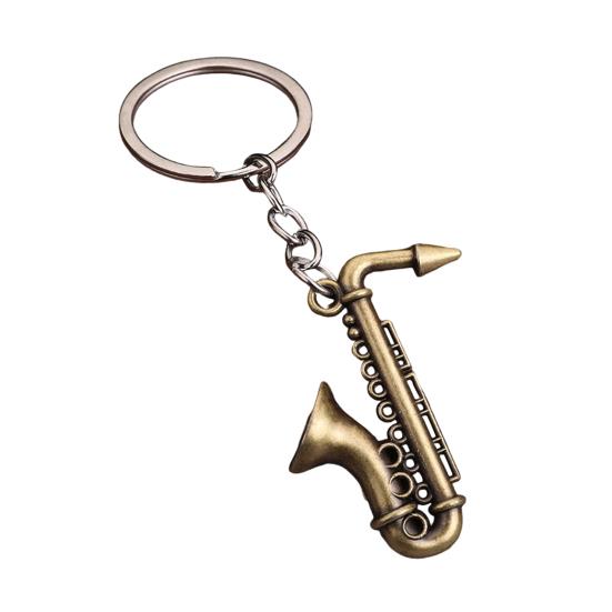 Yousheng Musician Keychain Pendant Decorative 3D Design Bag Hanging Pendant Miniature Instrument Shape Key Holder Bag Charm