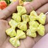 Простые модные свободные бусины 7 шт. 20,6*30 мм Ювелирные аксессуары ручной работы Материал ручной работы Креативный акриловый бантик в форме карамельного цвета