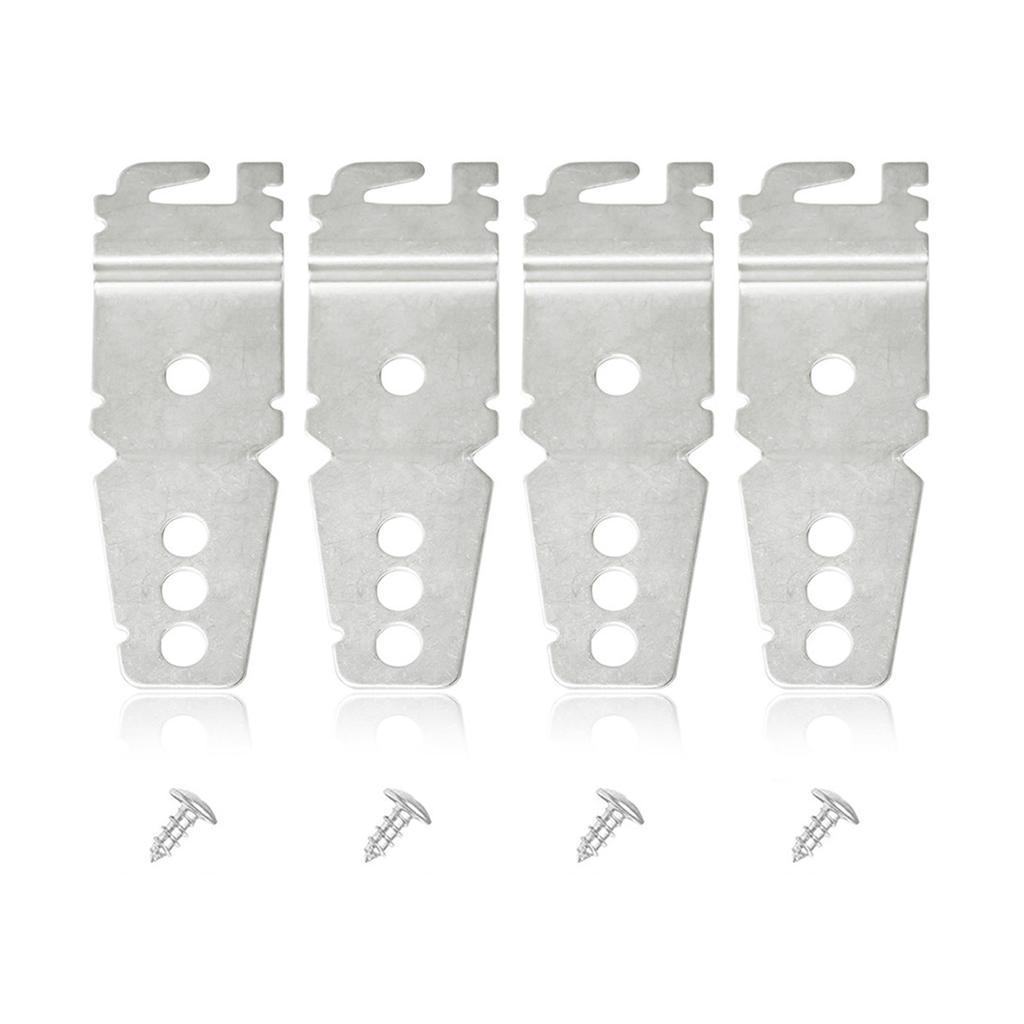 Кронштейн для крепления посудомоечной машины с винтами, монтажные клипсы для установки под столешницу, клипсы для посудомоечной машины, запасная часть, аксессуары