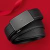 Pierre Cardin Men's Genuine Seal Leather Automatic Buckle Belt
