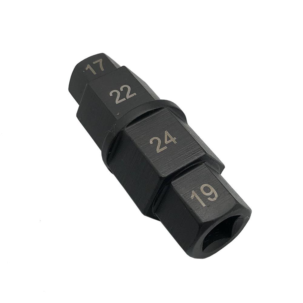 45#steel Hex Axle Tool For Motorcycle Front Axle Wheel Hex Allen Axle Spindle Tool 17mm 19mm 22mm 24mm