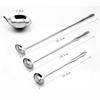 Stainless Steel Long Handle Stir Spoon Ice Cream Dessert Scoop Cocktail Coffee Tea Mixing Flatware