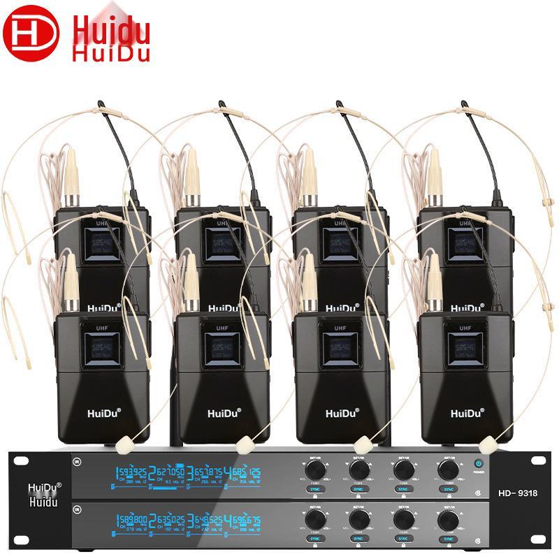 HuiDu HD-9318 Профессиональная беспроводная FM-система конференц-микрофонов