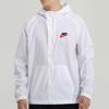 Nike Спортивная куртка с капюшоном и большим тканым логотипом на спине Белая CZ8677-100