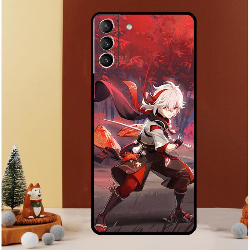 Genshin Impact Kaedehara Kazuha Case For Samsung Galaxy S25 Ultra S23 S20 FE S21 S22 S24 Plus S9 S10 S25 FE Cover Funda