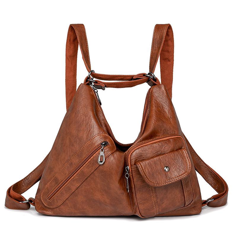 Женский модный вместительный рюкзак-сумка через плечо 2025