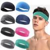 Elastic Sports Headband Anti-slip Sweat Absorption Headdress Sweat Hair Head Band Breathable Running Sweatband for Yoga Biking