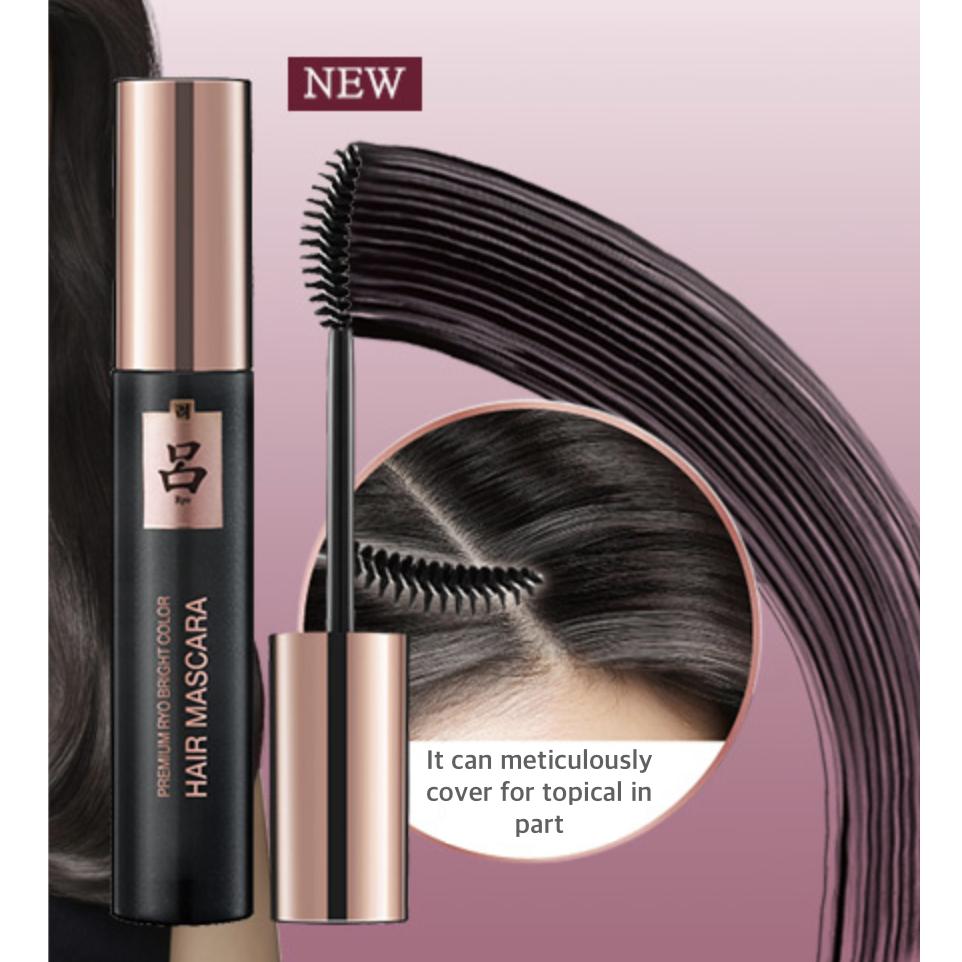 Тушь для волос Ryo Premium Uahche 12мл 3.Натуральный коричневый (Окрашивание волос/покрытие линии волос и тушь для покрытия серых волос)