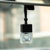 Dyed Square Cap Black Cap Empty Bottle Car Essential Oil Diffuser Fragrance Air Freshener Scent Perfume Bottle Ornament