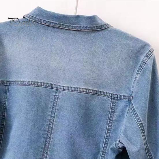 Женская куртка с отложным воротником и длинными рукавами, однобортная, однобортная, с пуговицами на груди, с карманами, свободная посадка, уличная одежда в стиле хип-хоп, женское пальто