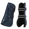 Ботинки для сухожилий лошади PU Shell Tendon Fetlock Brace для верховой езды, амортизация, прыжки, соревнования
