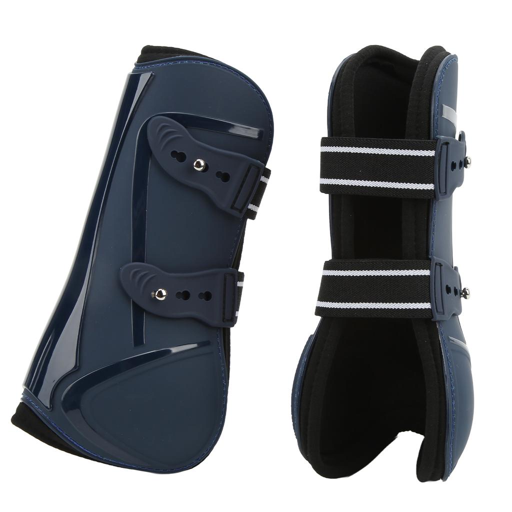 Ботинки для сухожилий лошади PU Shell Tendon Fetlock Brace для верховой езды, амортизация, прыжки, соревнования