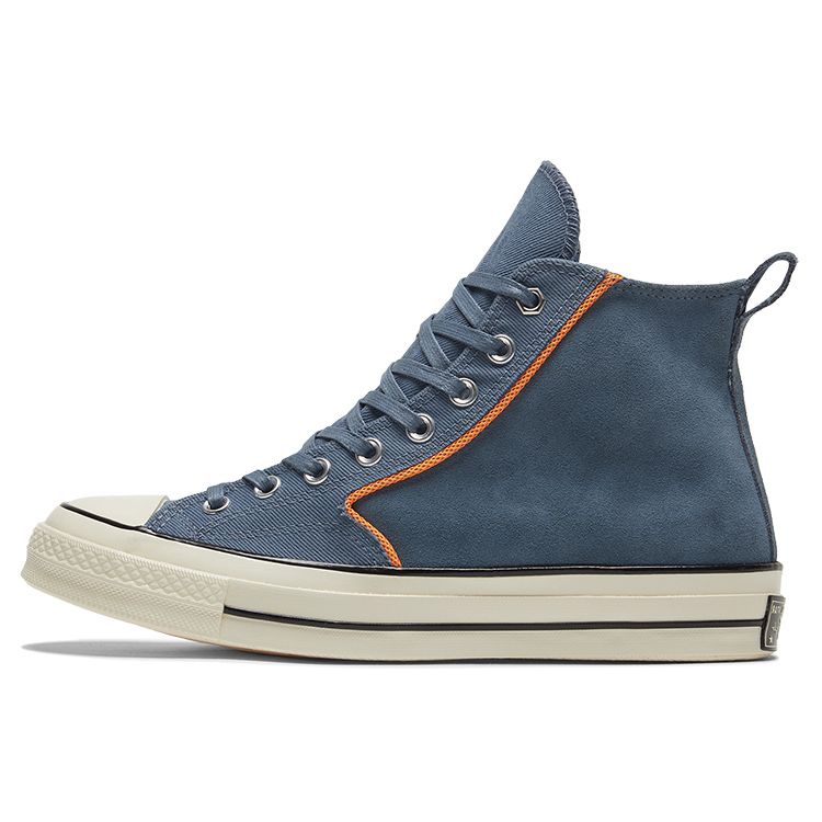 Converse Chuck Taylor All Star 1970s Casual Versatile High-Top Canvas Shoes Unisex Sneakers Deep-Blue 169370C
