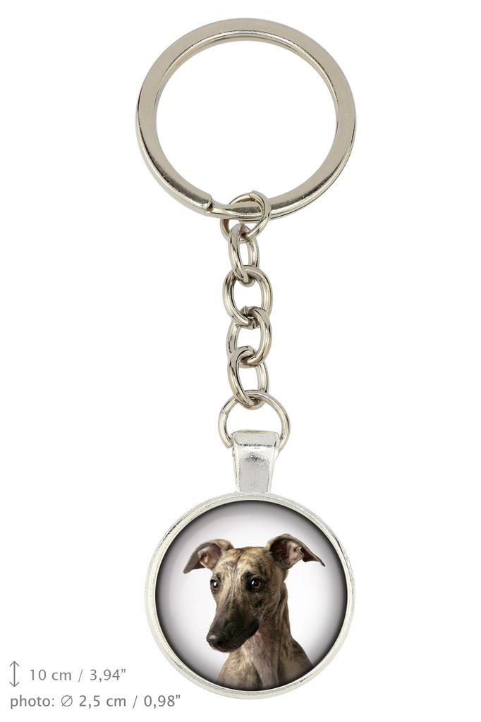 Уиппет - брелок с вашей фотографией, украшение для ключей, подвеска для сумки от бренда Art-Dog
