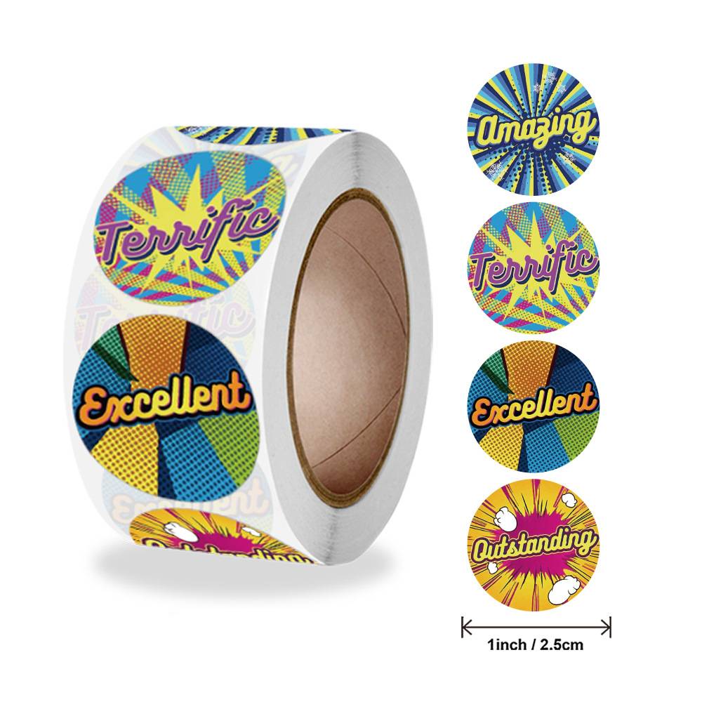 Около 500 шт. милые мультяшные животные наклейки для детей, поощряющие уплотнительные этикетки, школьные принадлежности для учителей, детские наклейки-награды, этикетки