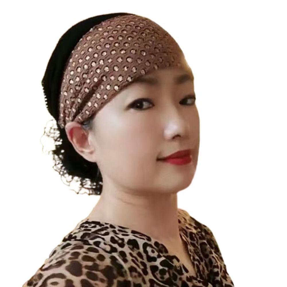 Elegant Headscarf Breathable Hair Cover Cap Fashion Head Wraps  Women