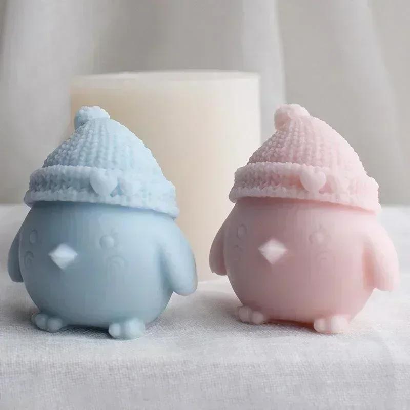 Мультяшный цыпленок силиконовая форма креативное животное DIY шоколадные конфеты леденец 3D форма кухонная выпечка украшение для торта свеча мыло форма