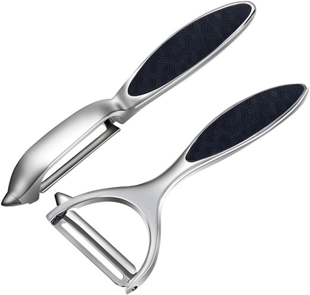 2pcs Potato Peeler Vegetable Peeler Zinc Alloy Y Shaped Rotatable Peeling Tool for Apple Potato Carrot Cucumber Fruit Kitchen