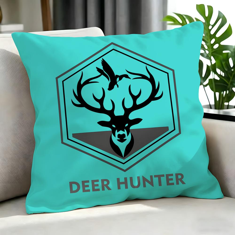 Indie Deerhunter Cushion Cover Cushion Cover Set 4Pcs 50X50 45X45 40X40 Pillowcase Decorative Sofa Home Decor