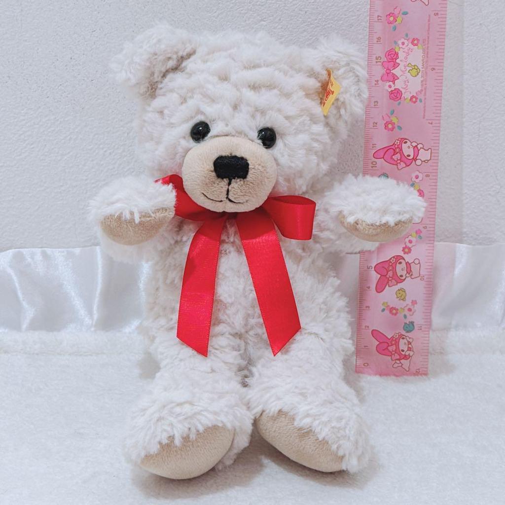 [USED] Steiff Sweetheart Teddy Bear, Cream, Vintage Plush Toy