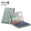 Женские Мужские RFID Винтажные Деловые Обложки для Паспорта Держатель Множества ID Банковской Карты PU Кожаный Кошелек Чехол Дорожные Аксессуары