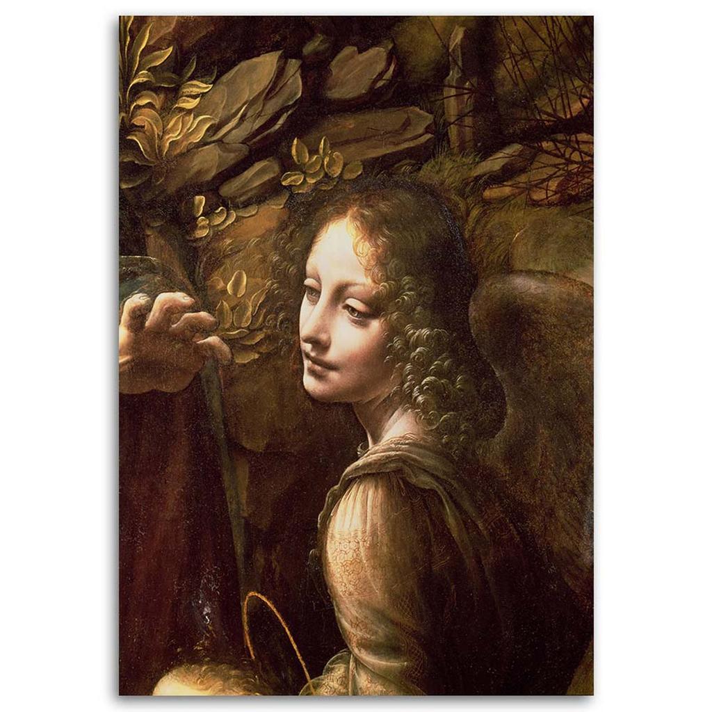 Canvas print, Madonna in the Grotto - Da Vinci reproduction