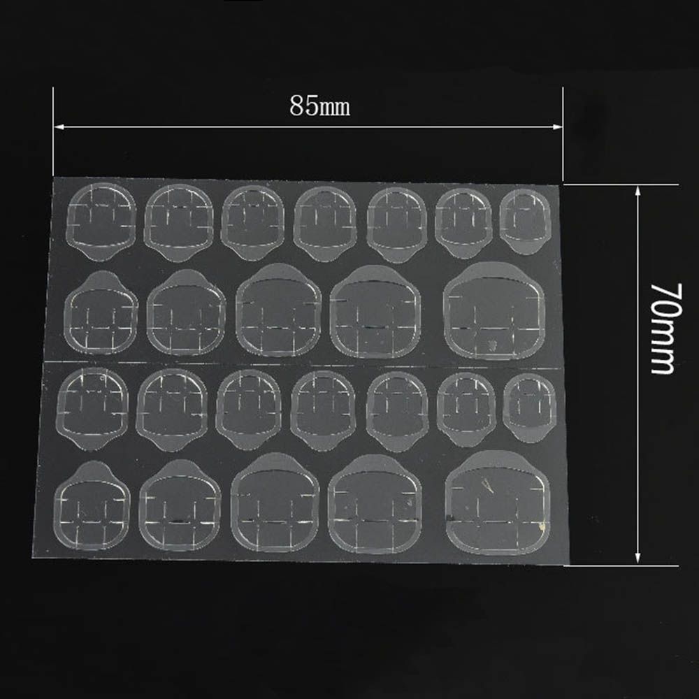 Женские прозрачные ультратонкие накладные ногти, двухсторонние наклейки, инструмент для наращивания, клейкие ленты