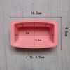 1pc Mini Toast Silicone Mold Rectangular Cake Pan Cheese Cake Mold Bake Mold Bread Baking Tray