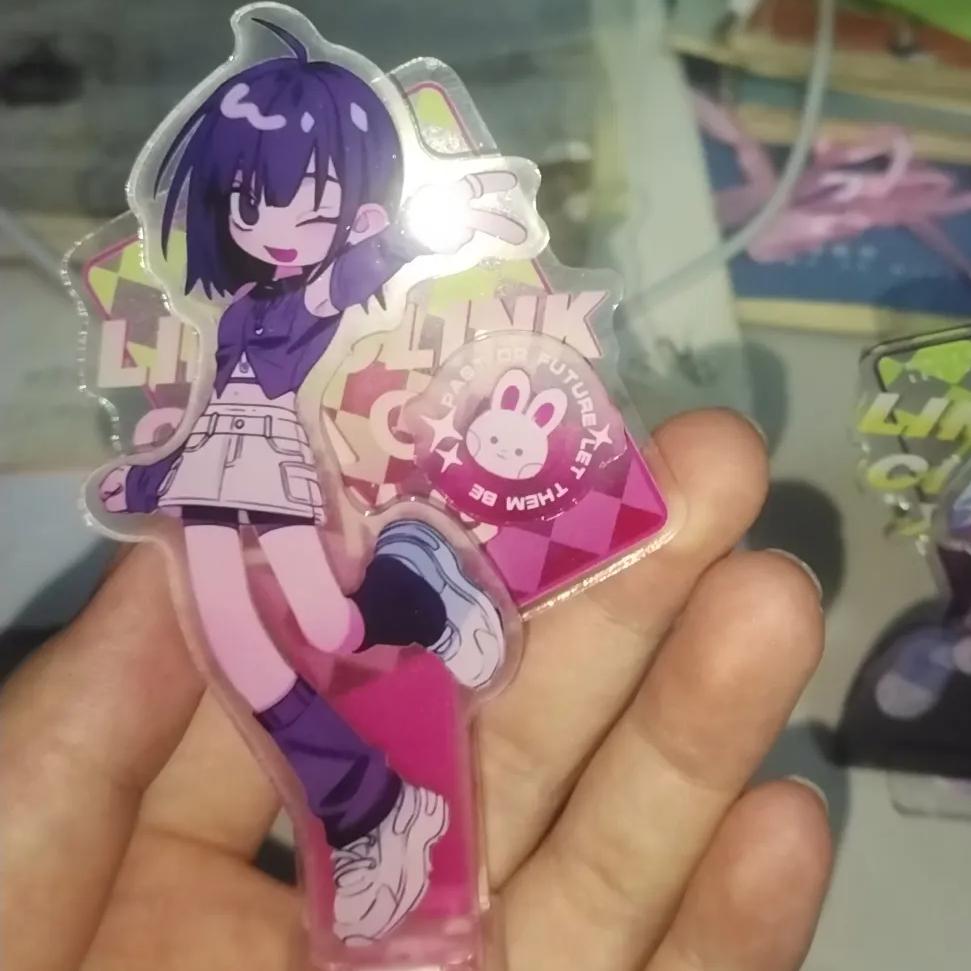 Anime Link Click Acrylic Stand Action Figure Toy Charles Lucas Collectible Figures Desktop Home Decoration