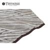 TiffHome Подушка-плед с узором "Зебра" и темно-коримовой отделкой, мягкая декоративная подушка для дивана, спальни, гостиной, современный акцентный элемент