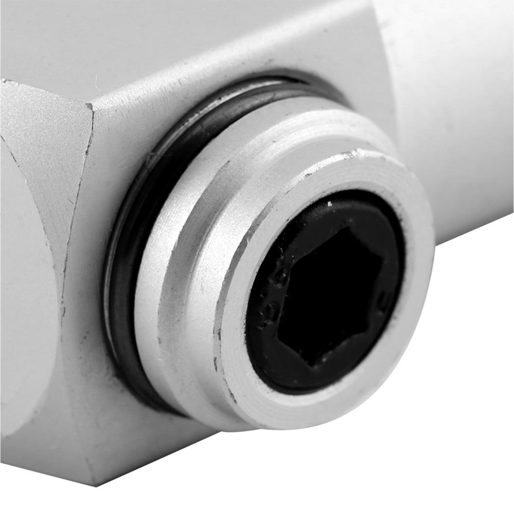 4Pcs 1/4NPT Thread Universal Swivel Connector Pneumatic Connector Air Pipe Connection