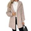 Womens Winter Coats Warm Plush Jackets Open Front Long Sleeve Cardigan Trendy  Fuzzy Outerwear