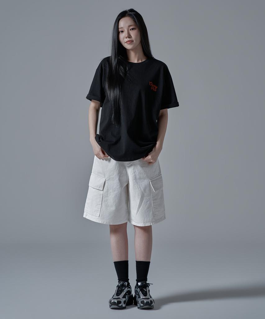 WAARFORWOMAN W1138 Cargo Shorts_White
