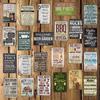 BBQ RULES Tin Sign Poster Vintage Wall Posters Metal Sign Decorative Wall Plate Kitchen Plaque Metal Vintage Decor Accessories
