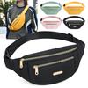 Waist Bags for Women Polyester Leisure Color Waist Bag Shoulder Crossbody Chest Bags Handbags All-Match Messenger Belt Bags