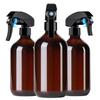 2 шт. коричневый/зеленый 500 мл спрей пустые бутылки триггер-распылитель масла ароматерапия многоразовая бутылка парикмахерский инструмент садовый инструмент