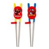 Marvel Peanuts Work Correction Chopsticks, Spiderman, Iron Man, 2 Pieces